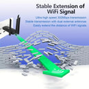 Repetidor de WiFi USB de Alta Velocidad con 4 Antenas, Amplificación Súper de Señal de 300Mbps, y Blanco, Conexión Directa SSD para una Potente Señal WiFi, Ideal para Oficinas, Edificios Altos y Áreas de Internet Débiles, Conectividad en la Oficina | Red