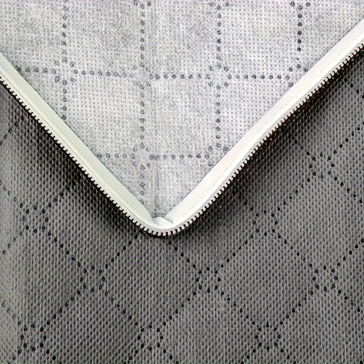 1 Pieza, Bolsa De Almacenamiento Con Cremallera, De Gran Capacidad, Organizador De Ropa, Versátil, Con Asa, Contenedor A Prueba De Polvo Para Armario