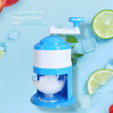 Maquinilla de Hielo Manual - Sin Necesidad de Electricidad, Trituradora y Creadora de Copos Portátil con Acción Manual, Construcción Resistente para Hogar, Fiestas, Camping, Compatible con Congelador - Diseño Ahorrador de Espacio y Dinero, Herramienta Co