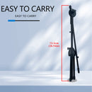 Soporte de Micrófono Metálico Ajustable de Alta Resistencia con Clip para Teléfono - Brazo Boom Plegable de 139.7cm, Base Estable y Diseño Ancho de Bajo Perfil para Karaoke, Actuaciones en Escenario, Podcasts, Estudio en Casa (), Accesorios para Micrófon