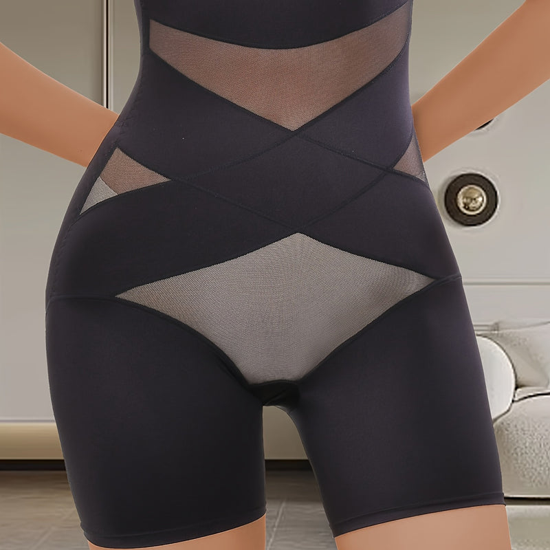 Pantalón moldeador de talle alto para mujer, con efecto levantacolas y reductor, incluye short de seguridad para evitar transparencias y es ideal para uso posparto