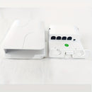 Extensor PoE de Alta Calidad para Exteriores 1 a 3, Repetidor PoE de 100Mbps con 2.54cm y 3 Salidas, Plug and Play, Funciona para Cámaras CCTV