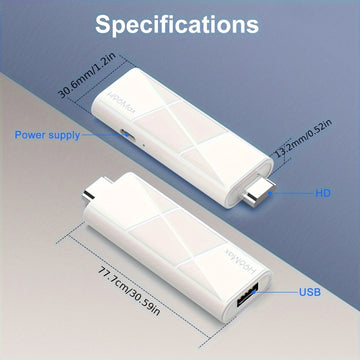 2025 Nueva Llegada H96 MAX RK3518 Smart TV Stick con Android 14.0, WiFi6, BT5.4, Ethernet 100m, Resolución 4K@60Hz, Salida HD, Asistente AI Caja Reproductor de TV
