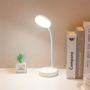 Linterna de Escritorio LED Moderna con Alimentación USB y Protección para los Ojos - 3 Niveles de Brillo Ajustables, Control Táctil, Eficiente en Energía, Perfecta para Leer y Estudiar