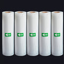 5 piezas de Bolsas de Sellado al Vacío de 3m de Longitud, Material PE+PA, Longitud Personalizable para Conservación de Alimentos, Cocina Sous Vide y Almacenamiento en Gran Cantidad, Rango de Temperatura -4°F a 230°F, Uso Único, Sellador al Vacío de Alime