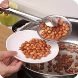 Pinzas de colador de acero inoxidable para cocina, cuchara de filtro de alimentos resistente a altas temperaturas, herramientas culinarias multifuncionales para freír y cocinar, accesorios de cocina esenciales de Eid Mubarak