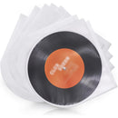 [50/100pcs Fundas Protectoras de Vinilo] 50/100pcs Material PP en forma de U Fundas de Vinilo, Cubiertas de Vinilo LP Claras, Cubiertas de Disco Interiores Resistentes a los Rasguños para Discos de 17,78cm, 25,4cm, 30,48cm, para Colecciones de 45 RPM