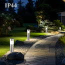 4 piezas de luces solares brillantes para exteriores, luces solares para jardín, luces exteriores con auto encendido/apagado para césped, patio, caminos, driveway y decoración de paisaje (tono cálido), fácil de instalar