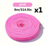 1 Tendedero Portátil, Tendedero Engrosado Mejorado, Cuerda De Secado Antideslizante A Prueba De Viento, Cuerda Para Colgar Ropa De Secado De Camping, Suministros De Lavandería Para El Hogar Interior Y Exterior, Accesorios Para Acampar Al Aire Libre, Acce