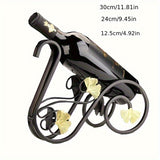 Nueva estantería creativa para vino en casa, armario de vino y soporte decorativo para vino, con una elegante estantería para botellas de vino al revés para un toque lujoso.