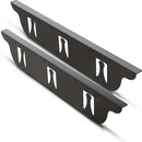2 piezas de KOZYLAND, cubiertas de huecos de estufa de acero inoxidable - Resistentes al calor, fáciles de limpiar, compatibles con estufas de gas y eléctricas, protegen las encimeras del daño por calor, protector de huecos de estufa, acabado metálico el