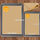 50 Hojas de Papel Pergamino Premium - Antiadherentes para Air Fryer, Vaporera y Horno