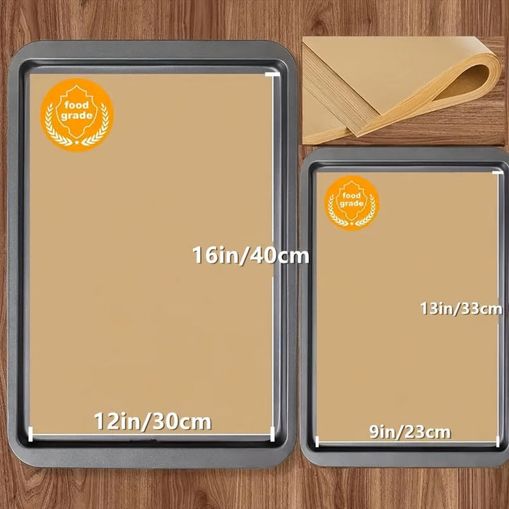 50 Hojas de Papel Pergamino Premium - Antiadherentes para Air Fryer, Vaporera y Horno