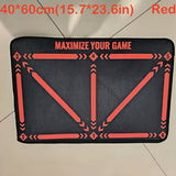 1pc Alfombra de Entrenamiento para Habilidades Pies, Antideslizante, Mejora del Control y Destreza en el Pie, Gimnasia con Aislamiento Acústico Interior, Alfombra de Velocidad y Agilidad, para San Valentín, Pascua, Día de Acción de Gracias, Navidad