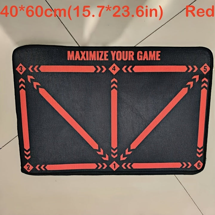 1pc Alfombra de Entrenamiento para Habilidades Pies, Antideslizante, Mejora del Control y Destreza en el Pie, Gimnasia con Aislamiento Acústico Interior, Alfombra de Velocidad y Agilidad, para San Valentín, Pascua, Día de Acción de Gracias, Navidad