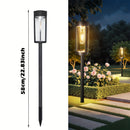 2/4 piezas, luces solares decorativas para exteriores, luces solares para césped IP44. Luces LED solares, luces decorativas para paisajes solares, adecuadas para patios, céspedes, caminos, muelles, garajes y jardines. Decoraciones para fiestas navideñas,