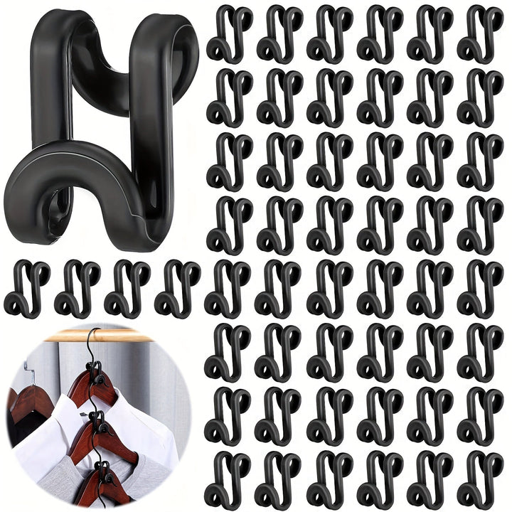 20 Ganchos Para Colgar Ropa, Ganchos Mágicos Para Colgar, Ganchos De Conexión En Cascada Para Trabajo Pesado, Clips Extensores Para Colgar Que Ahorran Espacio Para Ropa Para Armario Organizador
