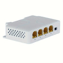 Unidad, Repetidor PoE de 4 puertos a 1000Mbps, Extensor de red compacto, 8.7 x 5.6 x 2.3cm, para una mejor transmisión de datos, Control ON/OFF, Mejorador de conectividad de alta velocidad