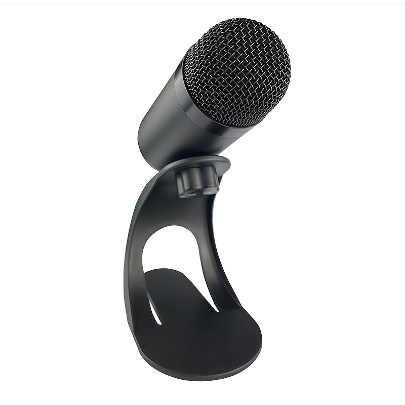 1pc Micrófono con Cable USB 2.0 con Función de Silencio, Patrón Polar Unidireccional, Alimentación por Cable, para Teléfonos Móviles, Computadoras, Grabación de Video, Podcasts, Conferencias, Juegos de Voz - Compatible con PS4, PS5, Altavoces de Escritor