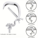 10-Unidad de Sujeción de C de Plata Gris para Iluminación de Escenario, 1.18-2 Pulgadas, Ajuste de Tubo de 30-50mm OD, Capacidad de Carga de 24,95KG, Sin Cargar, No Requiere Batería, Sujeción de Truss Versátil para Luces de Punto DJ y Luces de Cabeza Móv