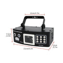 Luces de escenario LED YSH con control remoto - Negro, activadas por sonido, para KTV, bar, sala de estar y decoraciones de fiesta - Perfectas para cumpleaños, San Valentín, Año Nuevo y más, decoraciones de fiesta | Efectos visuales dinámicos | Control r