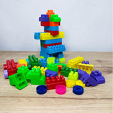 Bloques Construcción 72 Piezas Juguete Infantil W-281-8