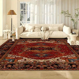 1pc Alfombra con Estampado Retro, Ideal para Cocina, Pasillo, Entrada de Dormitorio, Baño, Sala, Interior/Exterior, Puerta Principal, Estudio, Fondo Antideslizante, Lavable a Máquina y Engrosada