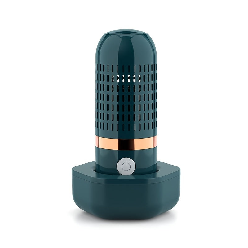 1pc USB Recargable Purificador Portátil de Frutas y Verduras, Material ABS, Tensión de funcionamiento ≤36V, Batería de litio de 3000mAh, Diseño de cápsula para esterilización de alimentos y eliminación de pesticidas, Adecuado para varios alimentos