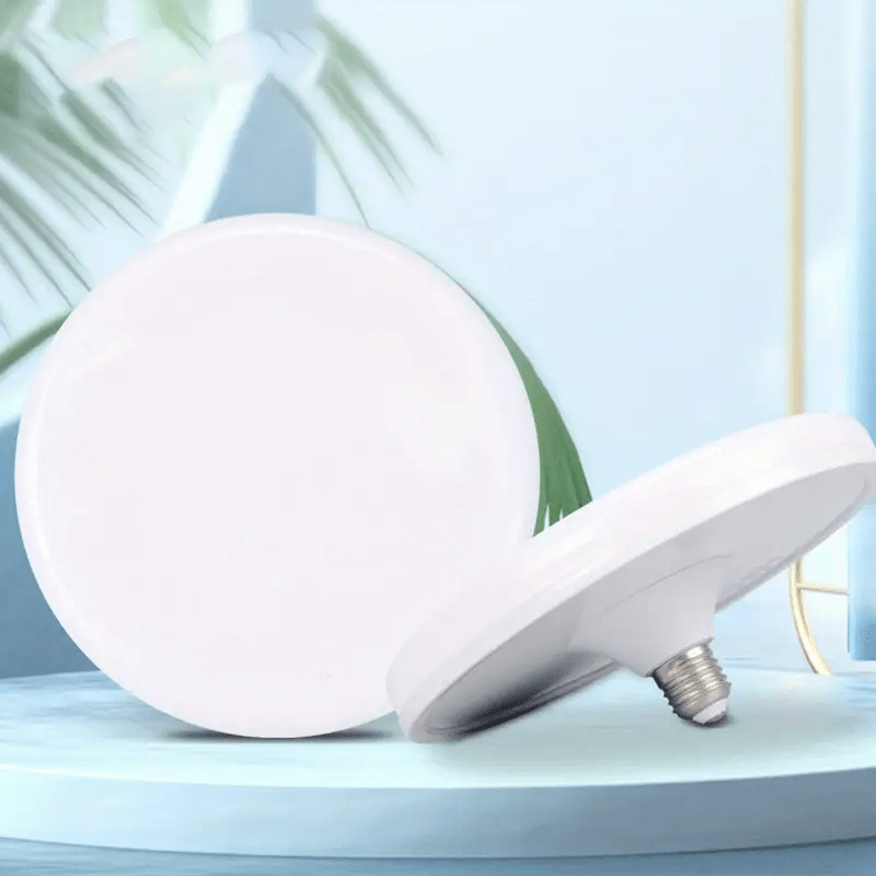 1 pieza, lámpara de techo LED UFO ultrabrillante - montaje en espiral E26/E27, disponible en dos tamaños para ahorrar espacio. Iluminación interior RV, diseño elegante que mejora el efecto decorativo del hogar. Ideal para sala o vehículo recreativo