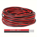 Cable de Altavoces de Silicona Premium 22AWG - Conexión de Audio de Bajo Voltaje de Alta Calidad para Sistemas de Auto o Cine en Casa - Conector Macho a Macho con Aislamiento Duradero y Diseño Flexible para Fácil Instalación