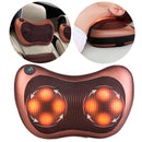Masajeador Cojín Multifuncional Espalda + Lumbar + Cuello  Portátil 8028