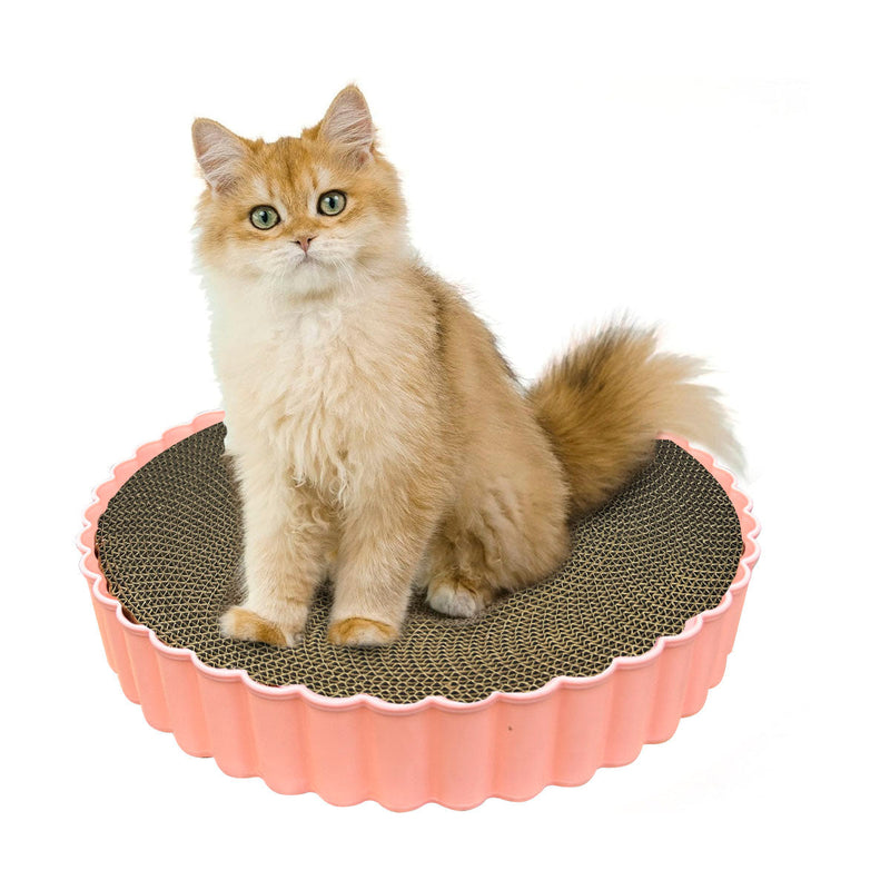 Rascador Para Gatos Catnip Anti Estrés Cartón Corrugado SC2112-217
