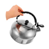 Tetera Silbante De 2.5L Acero Inoxidable Camping Hervidor De Té HK