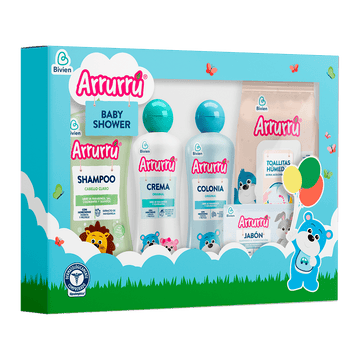 ESTUCHE BABY SHOWER AZUL AAB269 ARRURRU