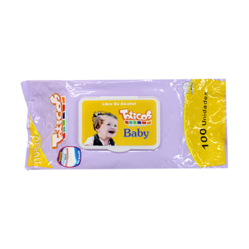 TOALLAS HUMEDAS BABY X100 TOTICOS