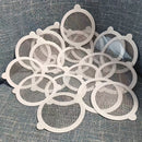 20 Piezas de Cubiertas Atrapapelos para Desagüe de Ducha: Pegatinas de Filtro de Malla, Atrapapelos, Pegatinas de Malla Antiobstrucción para Desagües Decoraciones de Halloween y Navidad