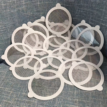 20 Piezas de Cubiertas Atrapapelos para Desagüe de Ducha: Pegatinas de Filtro de Malla, Atrapapelos, Pegatinas de Malla Antiobstrucción para Desagües Decoraciones de Halloween y Navidad