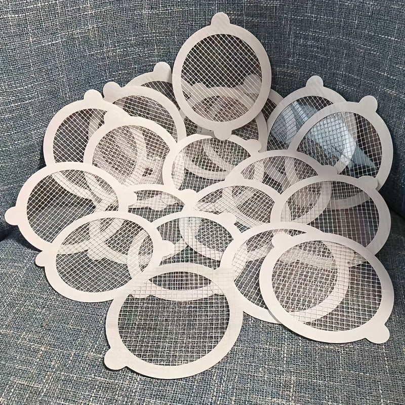 20 Piezas de Cubiertas Atrapapelos para Desagüe de Ducha: Pegatinas de Filtro de Malla, Atrapapelos, Pegatinas de Malla Antiobstrucción para Desagües Decoraciones de Halloween y Navidad
