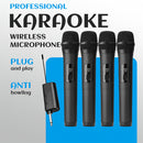 Sistema de micrófono inalámbrico LMBGM W-2-4Bk, batería de litio recargable serie 18650, 800 mAh, carga USB, carga de puerto tipo C, con indicador de batería, conector de 6,35 mm, potencia nominal máxima de 2,6 W, potencia nominal mínima de 0,05 W, volta