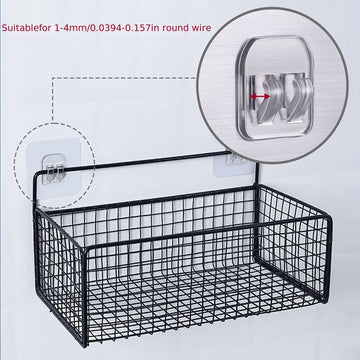 1, 5, 10 o 20 ganchos resistentes para pared, ganchos autoadhesivos transparentes, impermeables y removibles, para organizar la cocina, dormitorio, baño, oficina o escritorio