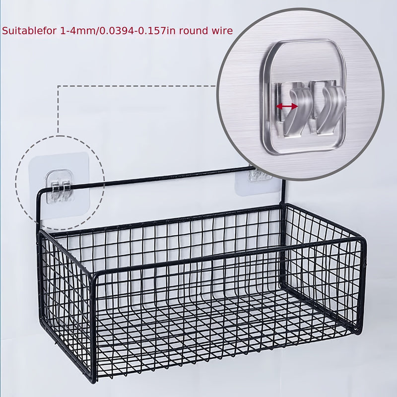 1, 5, 10 o 20 ganchos resistentes para pared, ganchos autoadhesivos transparentes, impermeables y removibles, para organizar la cocina, dormitorio, baño, oficina o escritorio