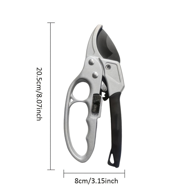Tijeras de Podar de Jardín de Acero al Carbono de 20mm con Mango Ergonómico Antideslizante – Herramienta de Recorte Manual de Estilo Clásico para Ramas, Arbustos y Árboles Frutales – 1pc, Herramienta de Podar para Jardín | Tijeras de Recorte de Precisión