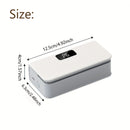 1 máquina de sellado portátil recargable USB, 100-300 usos por carga, 6 modos ajustables, para snacks, dulces, almacenamiento de alimentos plásticos, viajes y uso doméstico.