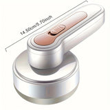 Removedor de Pelusas Eléctrico Portátil BALASHOV - Recargable por USB, Compacto y Ligero para Ropa, Muebles y Alfombras - Incluye Cepillo de Limpieza