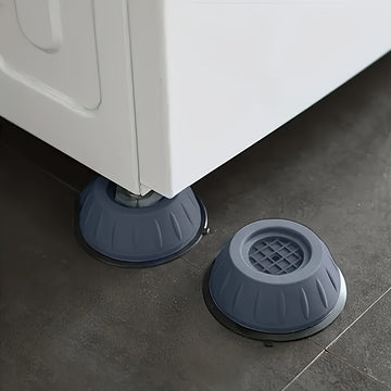 Juego de 4 Almohadillas Antivibración para Lavadoras y Secadoras - Reducción de Ruido, Protección de Suelo, Accesorios Esenciales para la Lavandería