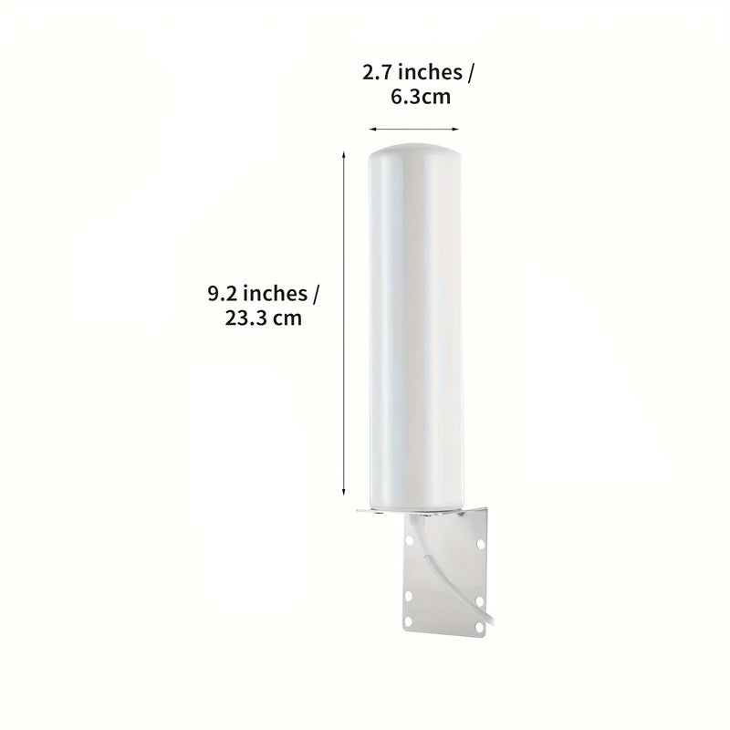 Antena Omni-Directional al aire libre 4G LTE para Router Modem Gateway, 2X2 Antenas MIMO con alta ganancia 28dBi/ Conector macho SMA/ 5 metros de cable