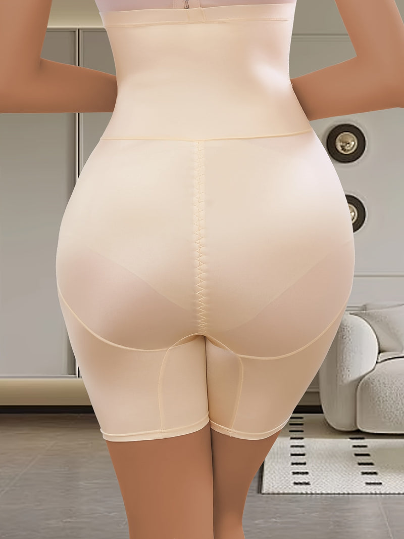 Pantalón moldeador de talle alto para mujer, con efecto levantacolas y reductor, incluye short de seguridad para evitar transparencias y es ideal para uso posparto