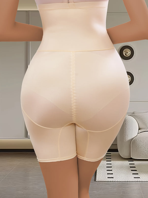 Pantalón moldeador de talle alto para mujer, con efecto levantacolas y reductor, incluye short de seguridad para evitar transparencias y es ideal para uso posparto