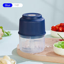 Cop Rose Triturador de Ajo Eléctrico de 8.8oz y Picadora de Carne - Recargable por USB, Mini Trituradora de Cocina Duradera para Jengibre y Verduras