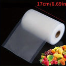 Bolsas de sellador de vacío para almacenamiento de alimentos - Mantén las comidas frescas con material PE duradero, rollos de 12/15/17/20/22/25/28cm x 500cm, diseño transparente para etiquetado fácil, bolsas de sellador de vacío para alimentos.